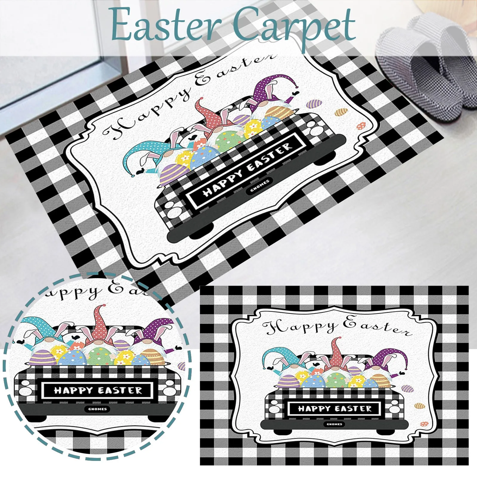 

Easter Door Mat Welcome Household Carpets Decoration Carpets Living Room Carpet Doormats Eco-friendly Rugs For Home Decoration