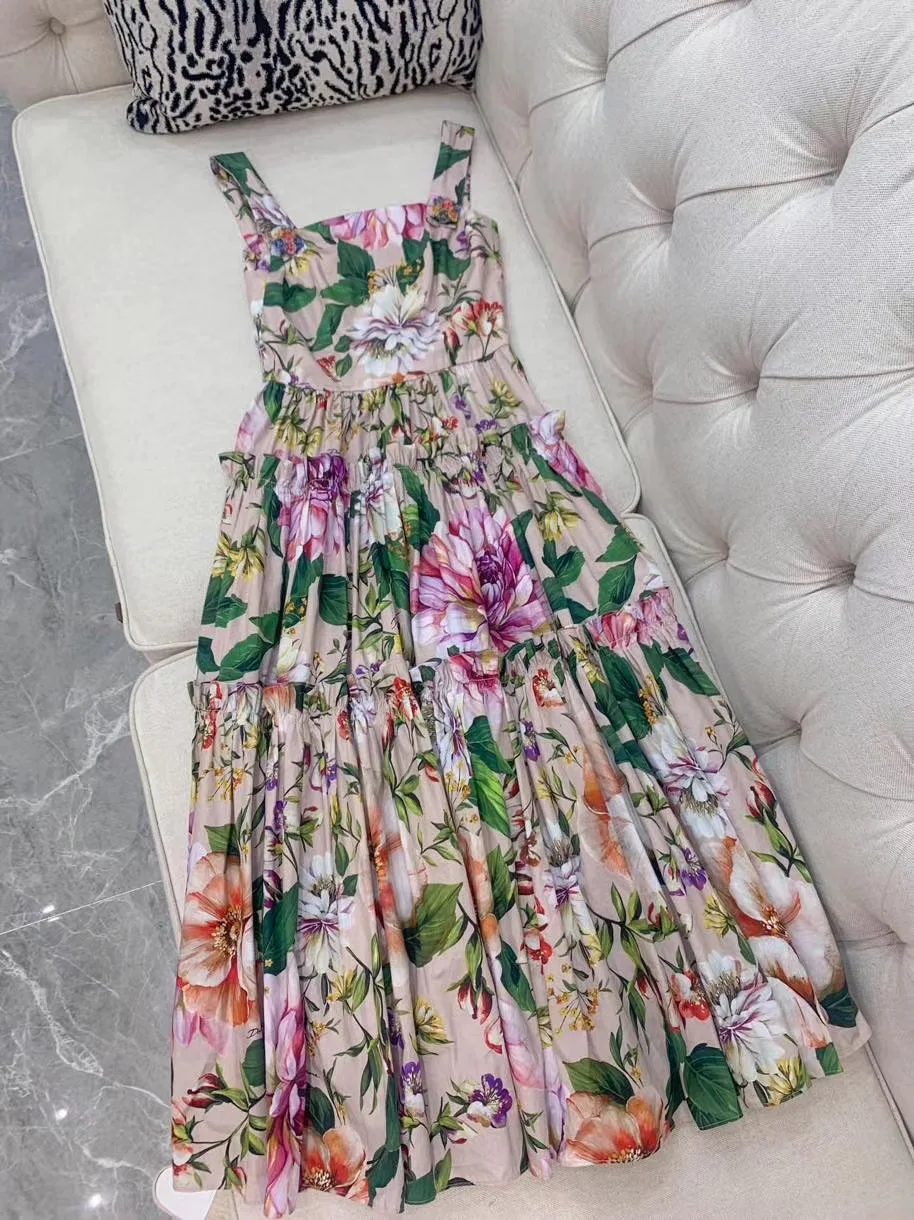 2020 cotton diamond embellished flora printef sleeveless square collar mid calf dress
2020 cotton diamond embellished flora printef sleeveless square collar mid calf dress