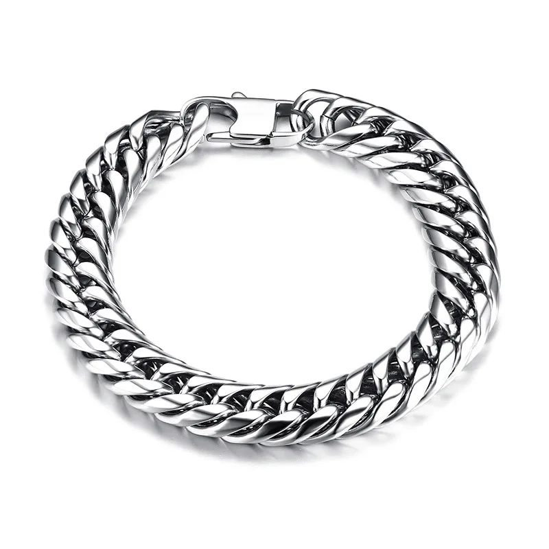 8mm Width Stainless Steel Hip Hop Miami Cuban Chain Iced Out Bracelet Rapper Jewelry 469CR
8mm Width Stainless Steel Hip Hop Miami Cuban Chain Iced Out Bracelet Rapper Jewelry 469CR