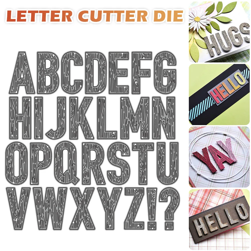 Cutting Dies A-Z Alphabets Question Exclamation Marks Carbon Steel Die Cut Embossing Stencils for Scrapbooking Photo Album
Cutting Dies A-Z Alphabets Question Exclamation Marks Carbon Steel Die Cut Embossing Stencils for Scrapbooking Photo Album