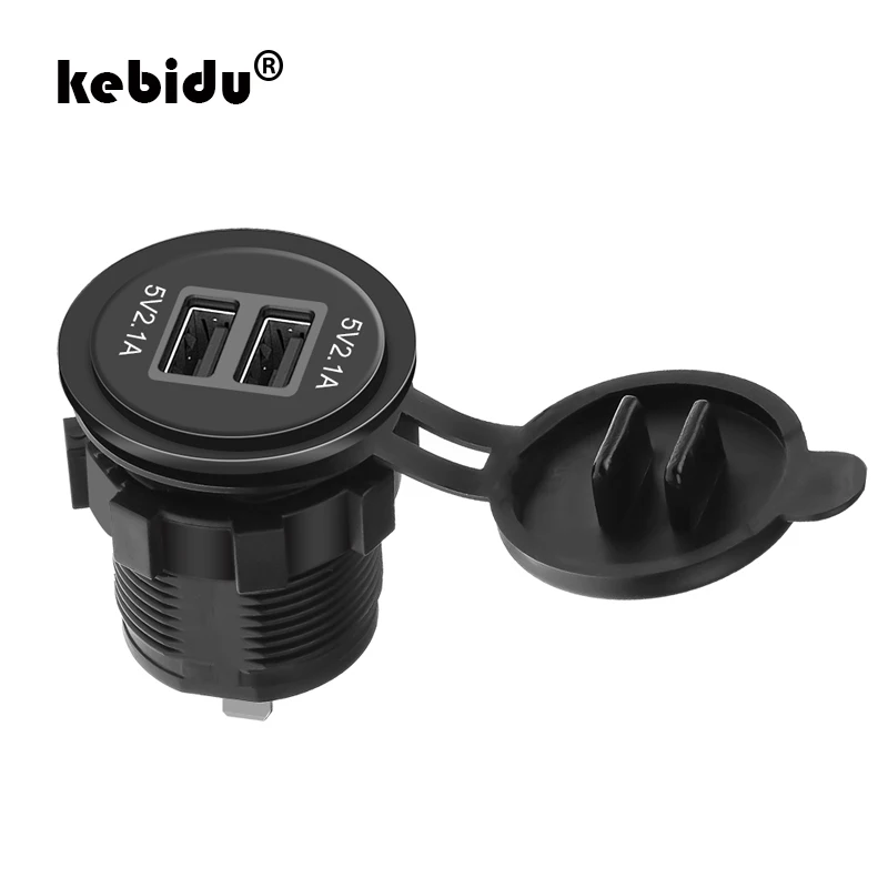 Зарядное устройство kebidu с двумя USB портами 4 2 А 12 24 В|Зарядные устройства для