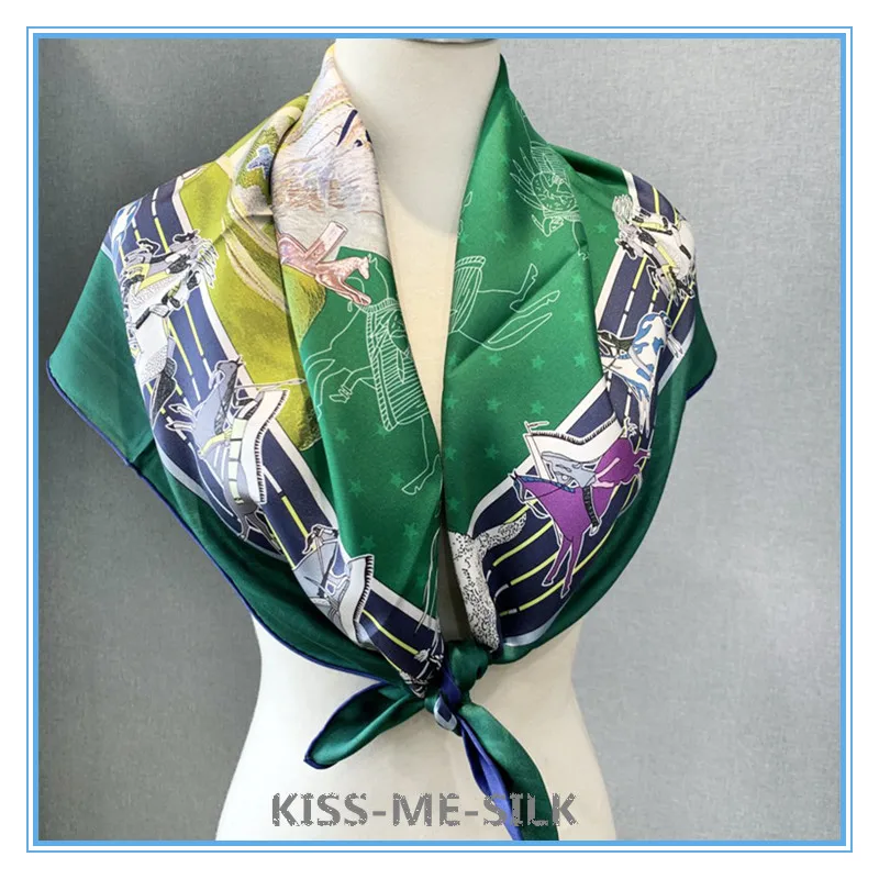 KMS 2021 Whole New Silk Scarf Shawl Wrap Ribbon Hairband Wholesale Winter and Autumn Women TWO-SIDES PRINTING 90*90cm/65g
KMS 2021 Whole New Silk Scarf Shawl Wrap Ribbon Hairband Wholesale Winter and Autumn Women TWO-SIDES PRINTING 90*90cm/65g