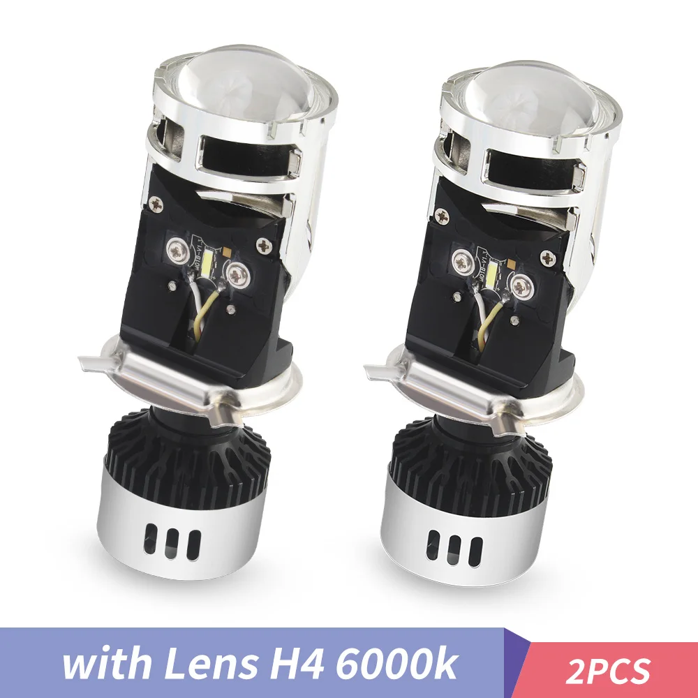 2PCS H4 LED Car Headlight Bulbs with Lens 72W 9600LM Car Styling led automotivo Light Auto Lamp H4/9003/HB2 Hi/Lo
2PCS H4 LED Car Headlight Bulbs with Lens 72W 9600LM Car Styling led automotivo Light Auto Lamp H4/9003/HB2 Hi/Lo