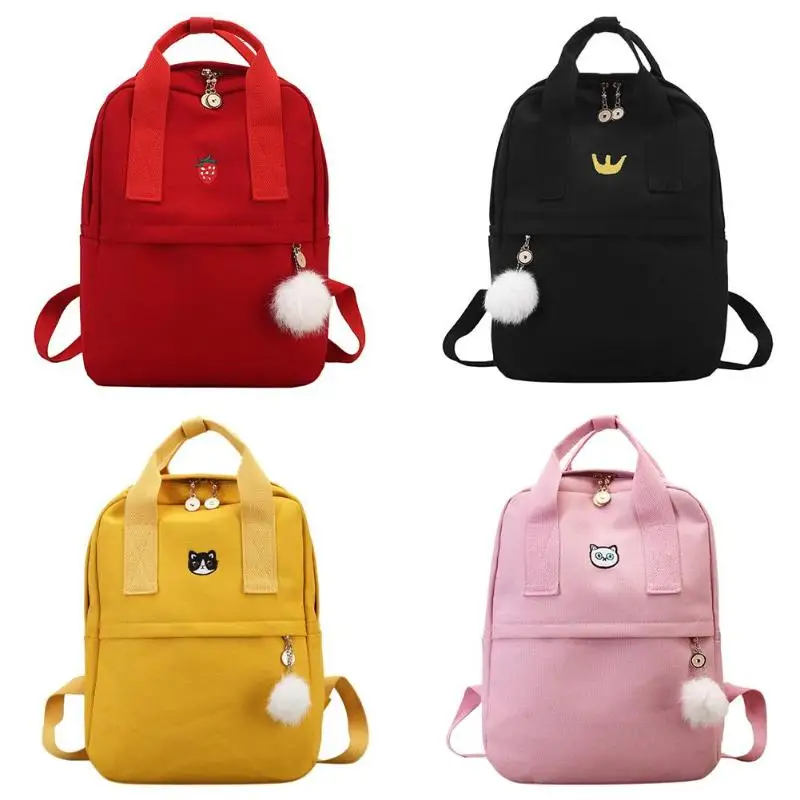 

Women Backpack School Bag for Teenager Girls Vintage mochila escolar Ladies Canvas laptop Backpack rucksack Female Mochila bolsa
