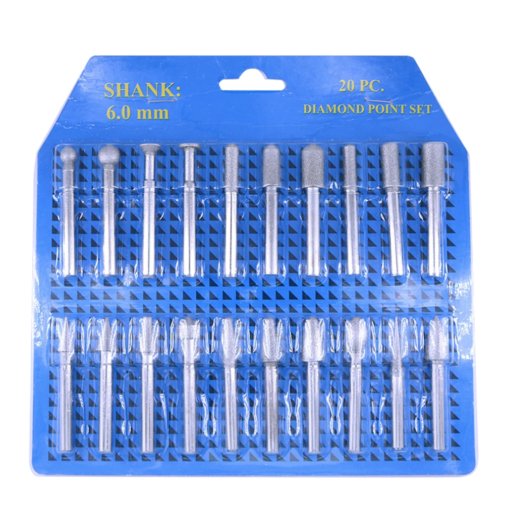 20pcs Grinding Head Replacement Jade Polishing Glass Crystal Stone Carving Alloy Grinding Rod Tool Power Tool Parts
20pcs Grinding Head Replacement Jade Polishing Glass Crystal Stone Carving Alloy Grinding Rod Tool Power Tool Parts