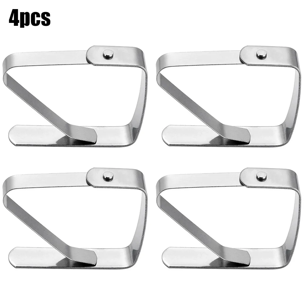4pcs Edge Stainless Steel Durable Table Clamps, Tablecloth Clip For The Home 5.3*3.9*4.9cm Attach The Tablecloth To The Table
4pcs Edge Stainless Steel Durable Table Clamps, Tablecloth Clip For The Home 5.3*3.9*4.9cm Attach The Tablecloth To The Table