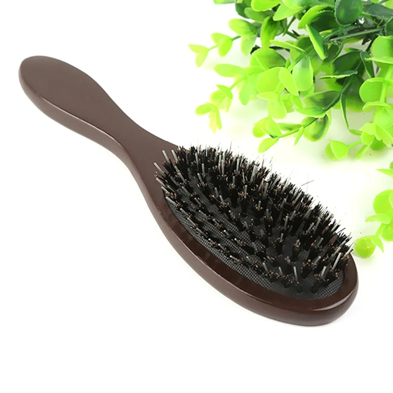 New 10Pcs Wooden Handle Boar Bristle Hair Brush for Hair Extensions Pro Hair Tools Comb Hair Accessories
New 10Pcs Wooden Handle Boar Bristle Hair Brush for Hair Extensions Pro Hair Tools Comb Hair Accessories
