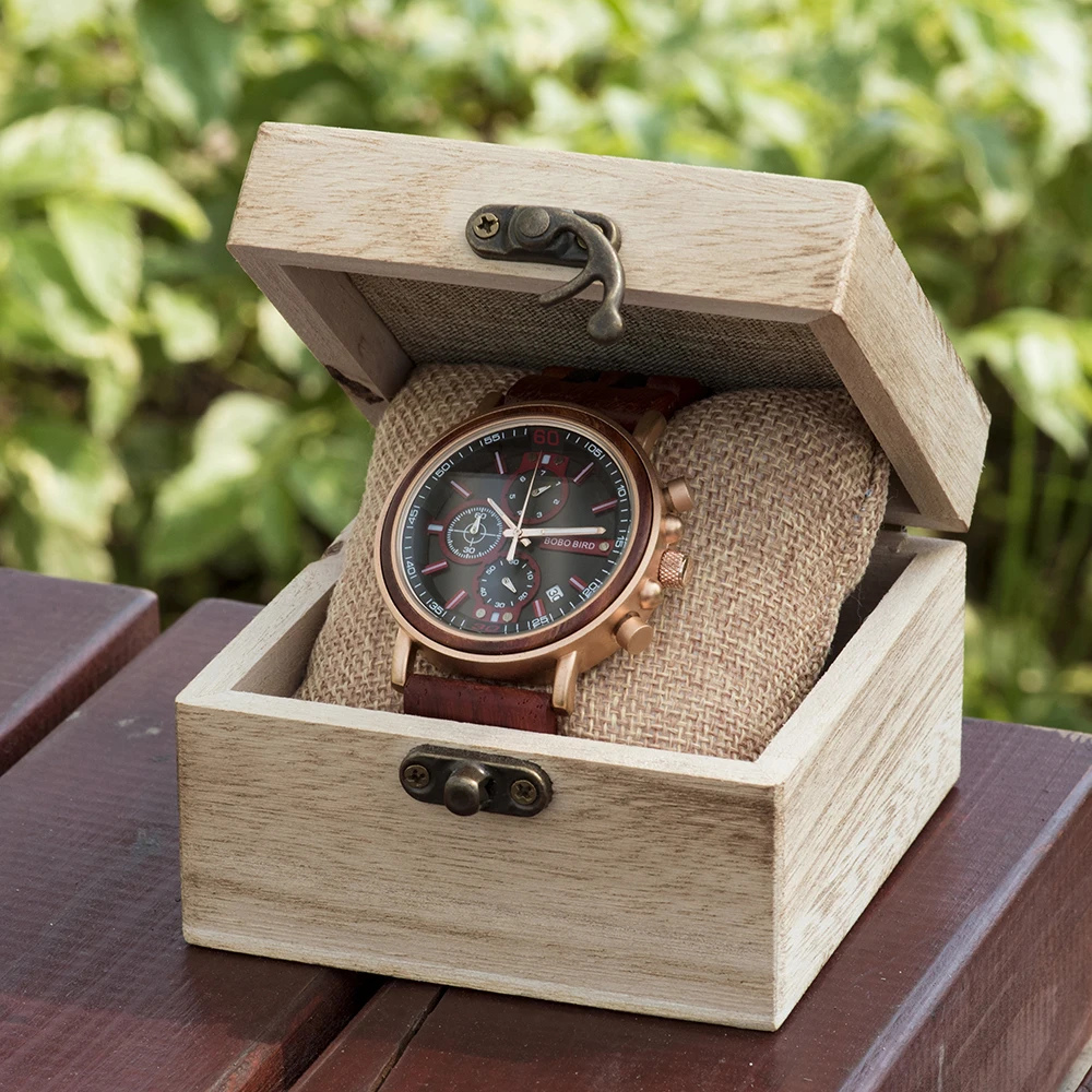 reloj hombre BOBO BIRD Wood Watch Men Top Brand Luxury Stylish Chronograph Military Watches Christmas Gift for Him Dropshipping
reloj hombre BOBO BIRD Wood Watch Men Top Brand Luxury Stylish Chronograph Military Watches Christmas Gift for Him Dropshipping