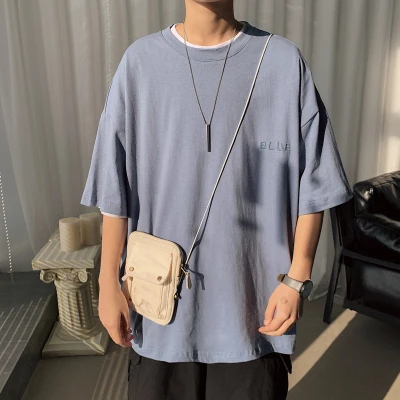Short Sleeve Black White Loose T Shirt Men'S 2021 Summer Classic Solid Tshirt Top Tees Casual Clothes Plus OverSize
Short Sleeve Black White Loose T Shirt Men'S 2021 Summer Classic Solid Tshirt Top Tees Casual Clothes Plus OverSize