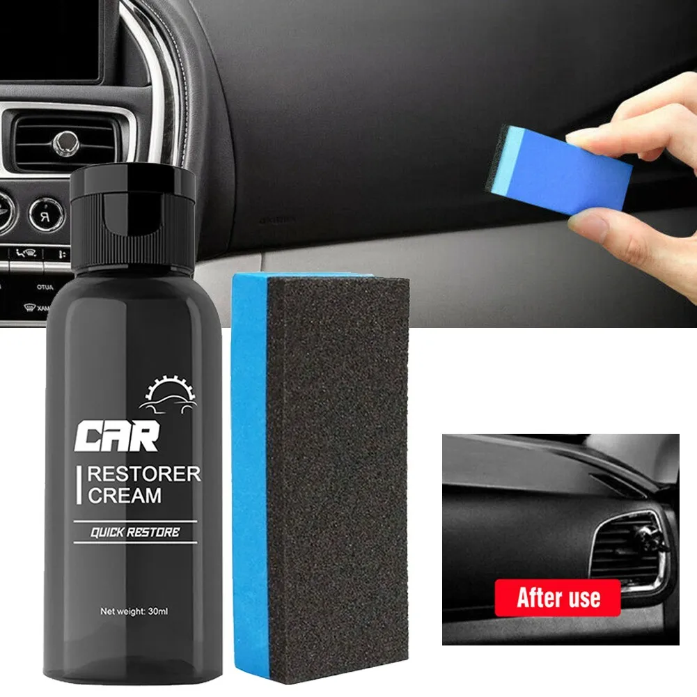 30mL Car Interior Plastic Leather Restorer Refurbishment Agent Paste + Sponge For Leather Items Coats Sofa Maintenance
30mL Car Interior Plastic Leather Restorer Refurbishment Agent Paste + Sponge For Leather Items Coats Sofa Maintenance