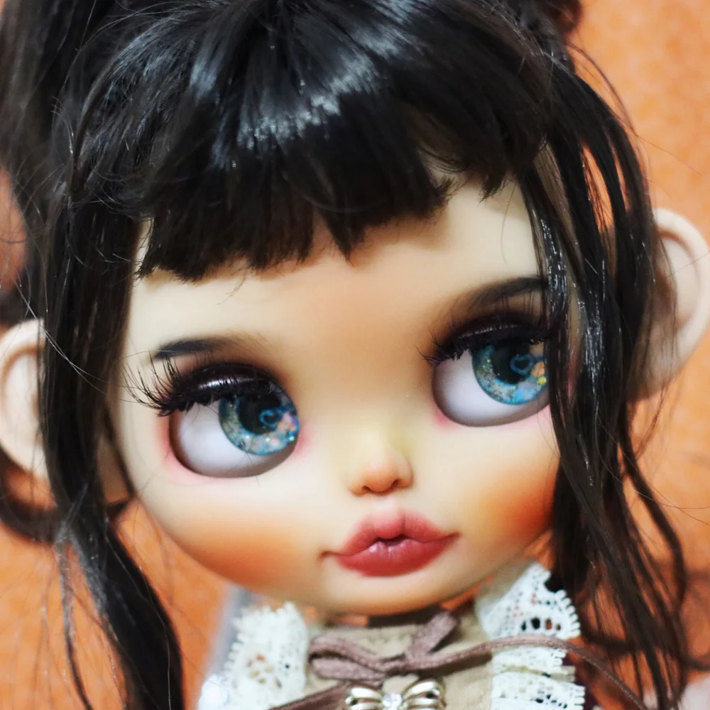 Neo NBL 1/6 BJD Customized Makeup Ball Jointed Doll With black Wig thick lips Sleep Eyes Girl Toy 0008
Neo NBL 1/6 BJD Customized Makeup Ball Jointed Doll With black Wig thick lips Sleep Eyes Girl Toy 0008