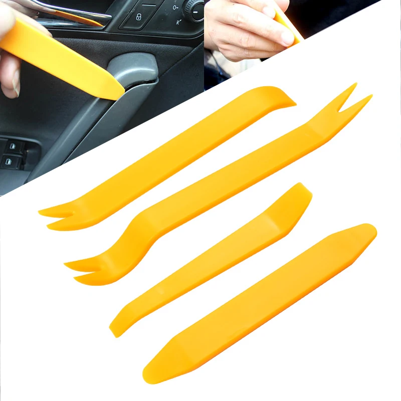 4Pcs Portable Auto Car Radio Panel Door Clip Pry Tool Panel Trim Dash Audio Removal Installer Pry Kit Repair Tool Hand Tools
4Pcs Portable Auto Car Radio Panel Door Clip Pry Tool Panel Trim Dash Audio Removal Installer Pry Kit Repair Tool Hand Tools