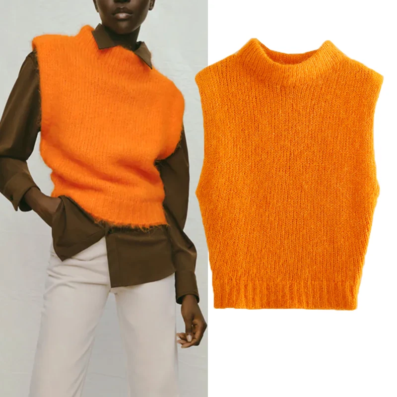 Vest Sweater 2021 New Fashion Simple Slim O-neck Cotton Warm Women's Sweater Vest Casual Fashion Street Youth Student Sweater
Vest Sweater 2021 New Fashion Simple Slim O-neck Cotton Warm Women's Sweater Vest Casual Fashion Street Youth Student Sweater