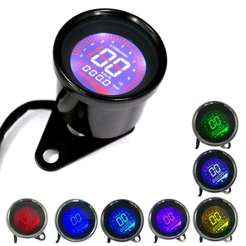 Universal 12V Durable Long Lifespan Fashion Motorcycle Speedometer Backlight LCD Digital Tachometer Odometer Colorful#290589
Universal 12V Durable Long Lifespan Fashion Motorcycle Speedometer Backlight LCD Digital Tachometer Odometer Colorful#290589