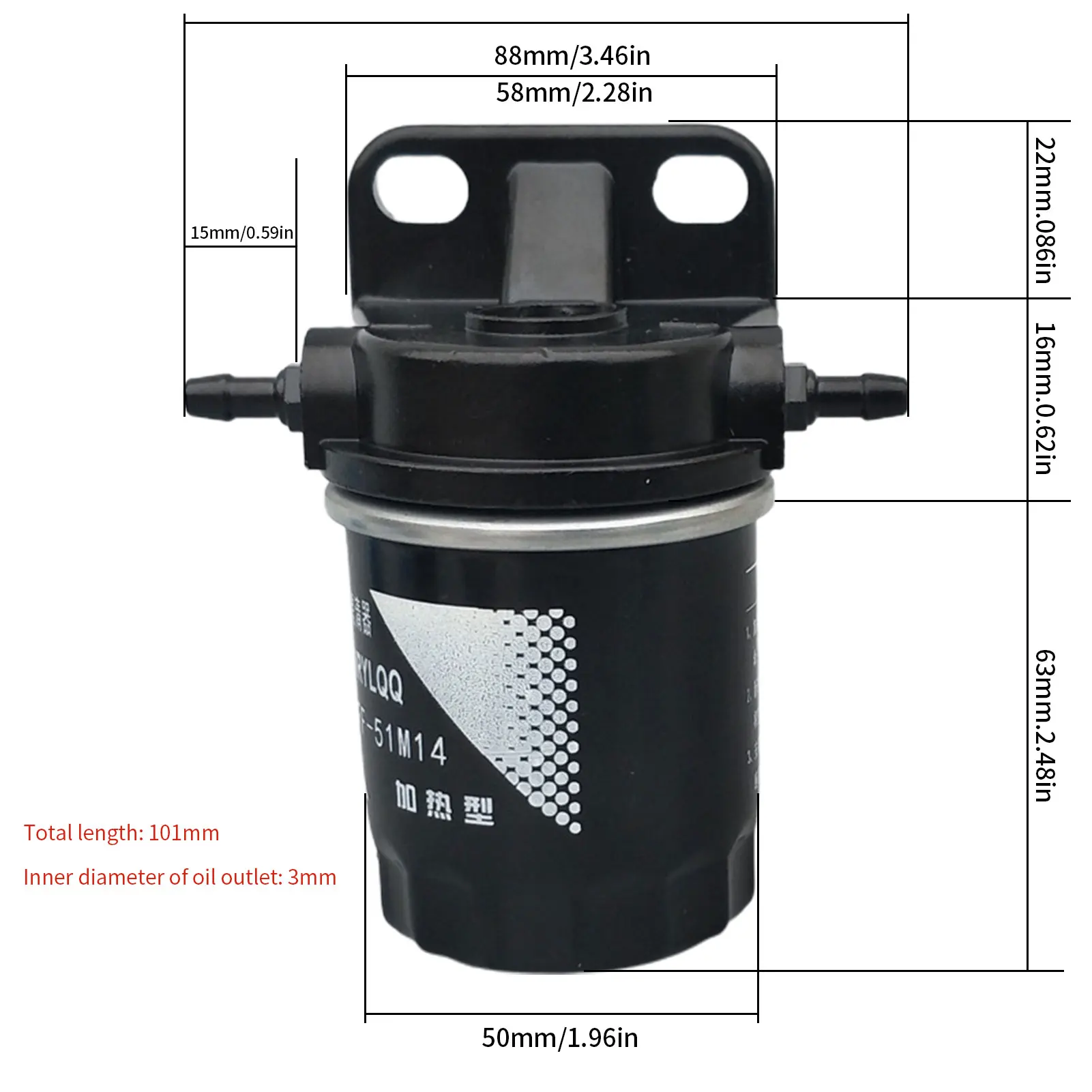 Fuel Filter Water Separator For Eberspacher Webasto Parking Heater Diesel Heater Car Heater Accessories
Fuel Filter Water Separator For Eberspacher Webasto Parking Heater Diesel Heater Car Heater Accessories