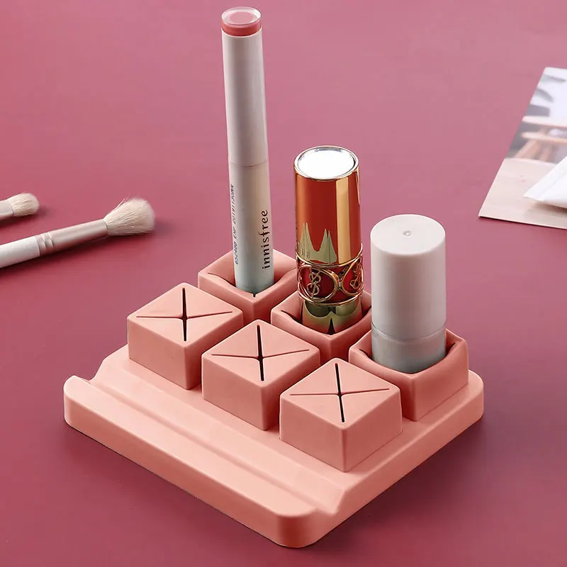 Lipstick Holder Makeup Organizer Multi-Grid Innovative Display Stand Nail Polish Desktop Cosmetic Storage Box Lip Gloss Case
Lipstick Holder Makeup Organizer Multi-Grid Innovative Display Stand Nail Polish Desktop Cosmetic Storage Box Lip Gloss Case