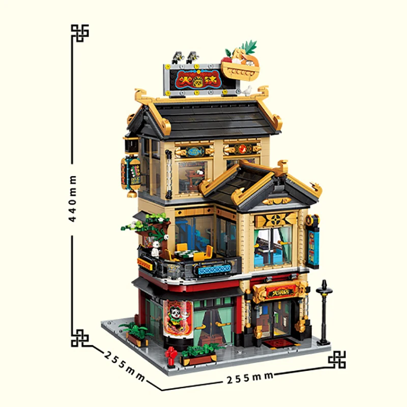 2021 New Hot Pot Restaurant Model Building Blocks Chinese Style City Street View Assembly Bricks Toys For Kids Christmas Gifts
2021 New Hot Pot Restaurant Model Building Blocks Chinese Style City Street View Assembly Bricks Toys For Kids Christmas Gifts