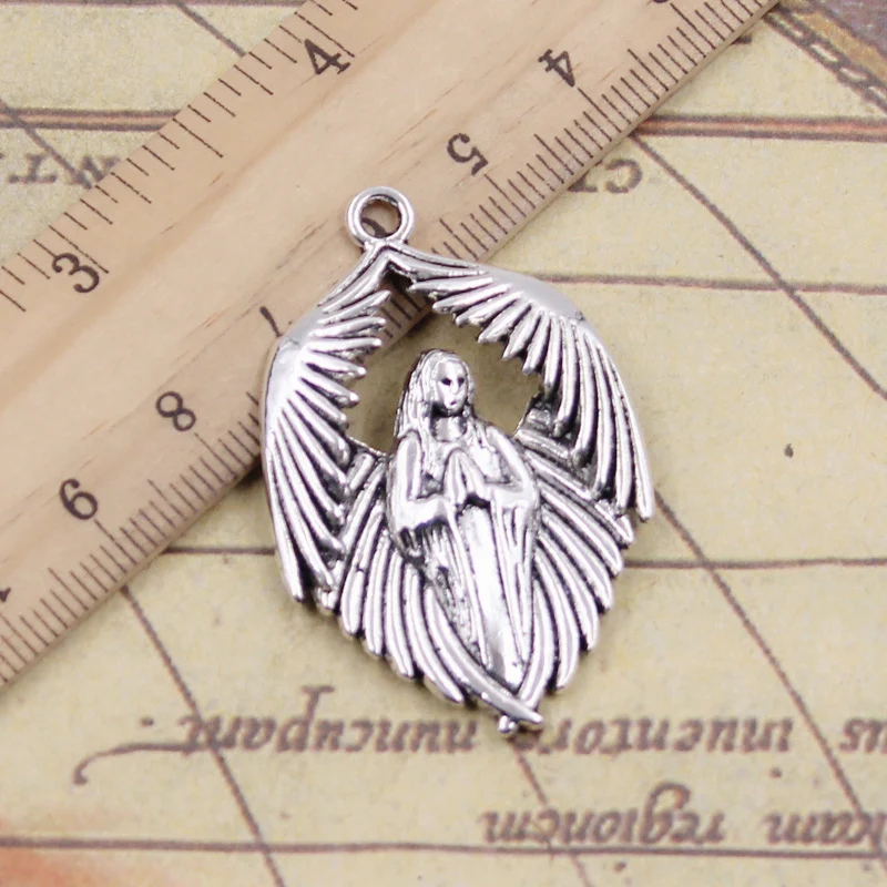 10pcs Charms Angel Maria 43x27mm Tibetan Silver Color Pendants Antique Jewelry Making DIY Handmade Craft
10pcs Charms Angel Maria 43x27mm Tibetan Silver Color Pendants Antique Jewelry Making DIY Handmade Craft