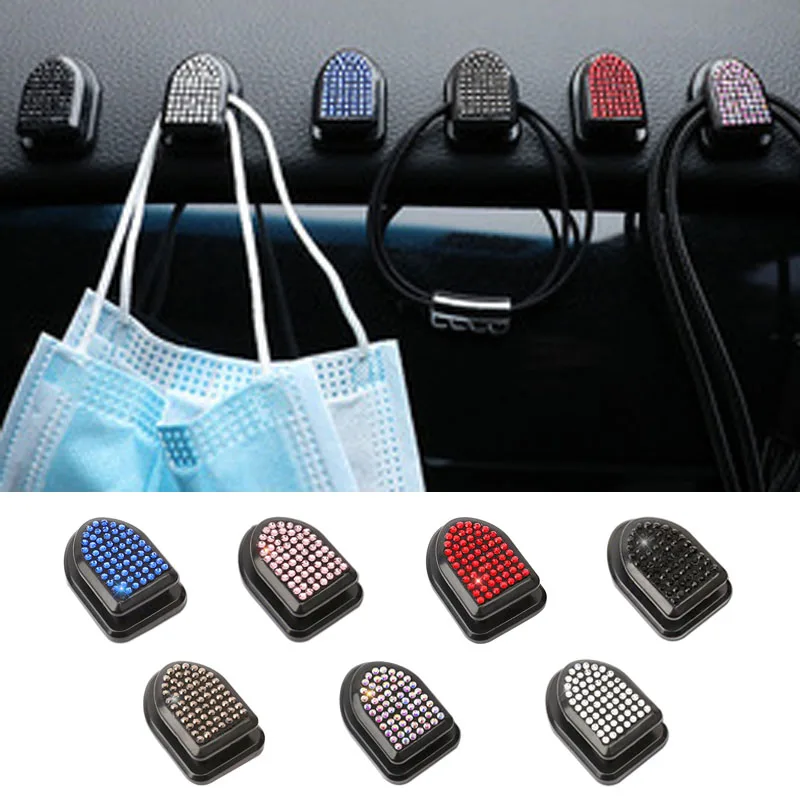 Car Inlaid Diamond Mini Hook Self-adhesive Bracket For USB Cable Earphone Key Chain Suitcase Invisible Hanger Holder Storage Bag
Car Inlaid Diamond Mini Hook Self-adhesive Bracket For USB Cable Earphone Key Chain Suitcase Invisible Hanger Holder Storage Bag