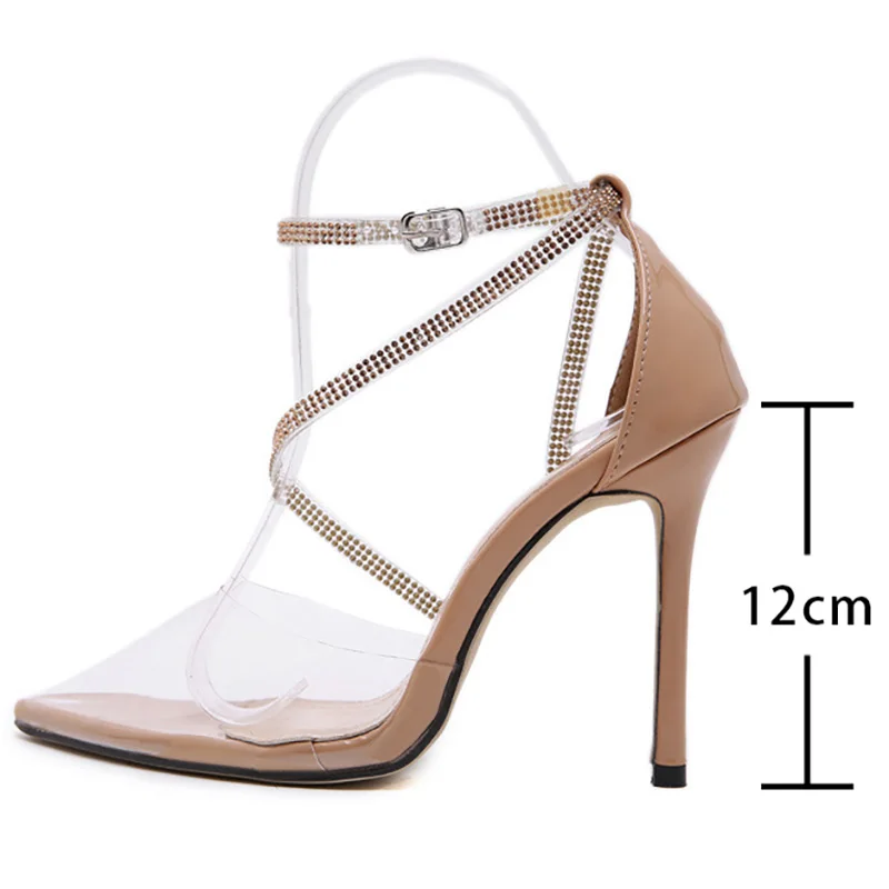 Women Sandals Woman Shoes Summer High Heels Gladiator Shoes Transparent Sandals Crystal PVC Sexy Rhinestone Ankle Strap Shoes
Women Sandals Woman Shoes Summer High Heels Gladiator Shoes Transparent Sandals Crystal PVC Sexy Rhinestone Ankle Strap Shoes