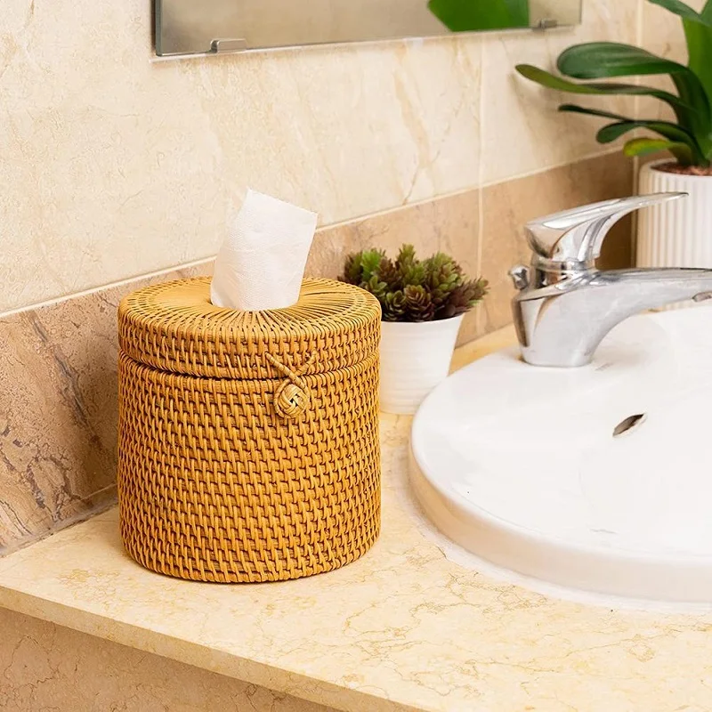1Pc Natural Rattan Tissue Box High-capacity Toilet Paper Box with Lid for Bathroom Living Room Office Decor
1Pc Natural Rattan Tissue Box High-capacity Toilet Paper Box with Lid for Bathroom Living Room Office Decor