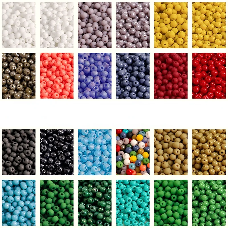 20g/4mm super high quality peas solid color matt glass rice beads loose beads DIY handmade beaded bracelet accessory material
20g/4mm super high quality peas solid color matt glass rice beads loose beads DIY handmade beaded bracelet accessory material