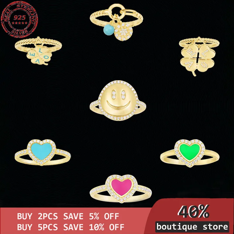 S925 silver sterling new luck four-leaf clover smiley love girly fashion ring elegant luxury brand monaco jewelry
S925 silver sterling new luck four-leaf clover smiley love girly fashion ring elegant luxury brand monaco jewelry