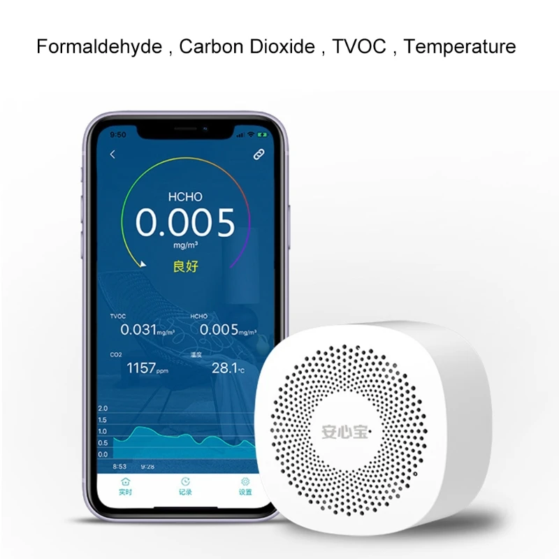 New Carbon Dioxide CO2 Tester Air Quality Monitor Formaldehyde Detector High Sensitive CO2 Analyzer Indoor Formaldehyde Meter
New Carbon Dioxide CO2 Tester Air Quality Monitor Formaldehyde Detector High Sensitive CO2 Analyzer Indoor Formaldehyde Meter
