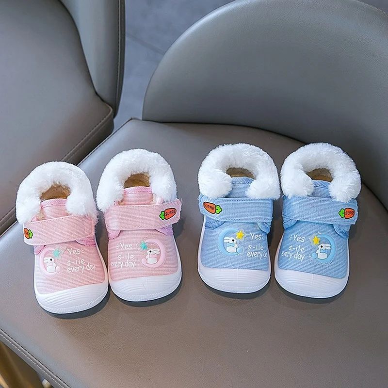 Korean Baby Girls Thick Cotton Shoes 2021 Children Winter New Soft Toddler Boys Shoes Kids Fashion Rabbit Cute Canvas Shoes Hot
Korean Baby Girls Thick Cotton Shoes 2021 Children Winter New Soft Toddler Boys Shoes Kids Fashion Rabbit Cute Canvas Shoes Hot