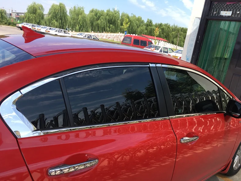 stainless steel car window trims for honda civic 2011 2012 2013 2014 2015 sedan 9th generation 
stainless steel car window trims for honda civic 2011 2012 2013 2014 2015 sedan 9th generation