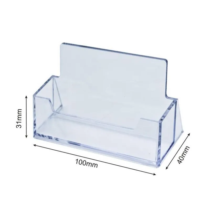 1pc Clear Business Card Rack Display Stand Transparent Office Stationery Clip Display Card Business Supplies Desktop H8O8
1pc Clear Business Card Rack Display Stand Transparent Office Stationery Clip Display Card Business Supplies Desktop H8O8