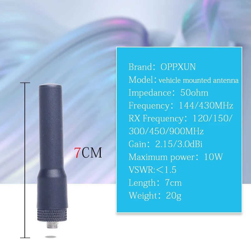 OPPXUN 1pcs SMA-F Female Antenna VHF UHF Dual Band For Baofeng UV5R BF-888S For Kenwood For Retevis Walkie-Talkie 
OPPXUN 1pcs SMA-F Female Antenna VHF UHF Dual Band For Baofeng UV5R BF-888S For Kenwood For Retevis Walkie-Talkie