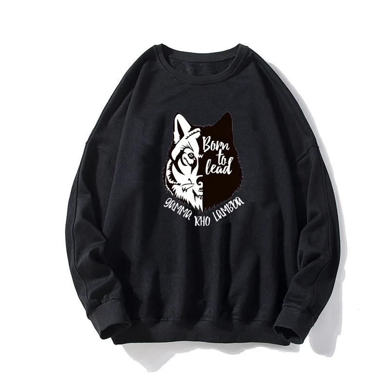 High Quality Plus Size 5XL Men Fashion Wolf Printed Graphic Cotton Pullover Crewneck Sweatshirt
High Quality Plus Size 5XL Men Fashion Wolf Printed Graphic Cotton Pullover Crewneck Sweatshirt