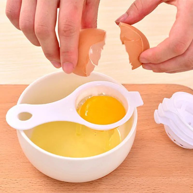 1/2/3/4/5PCS Kitchen Egg Yolk Separator Food-grade Egg Divider Protein Separation White Yolk Sifting Egg Cooking Gadget
1/2/3/4/5PCS Kitchen Egg Yolk Separator Food-grade Egg Divider Protein Separation White Yolk Sifting Egg Cooking Gadget