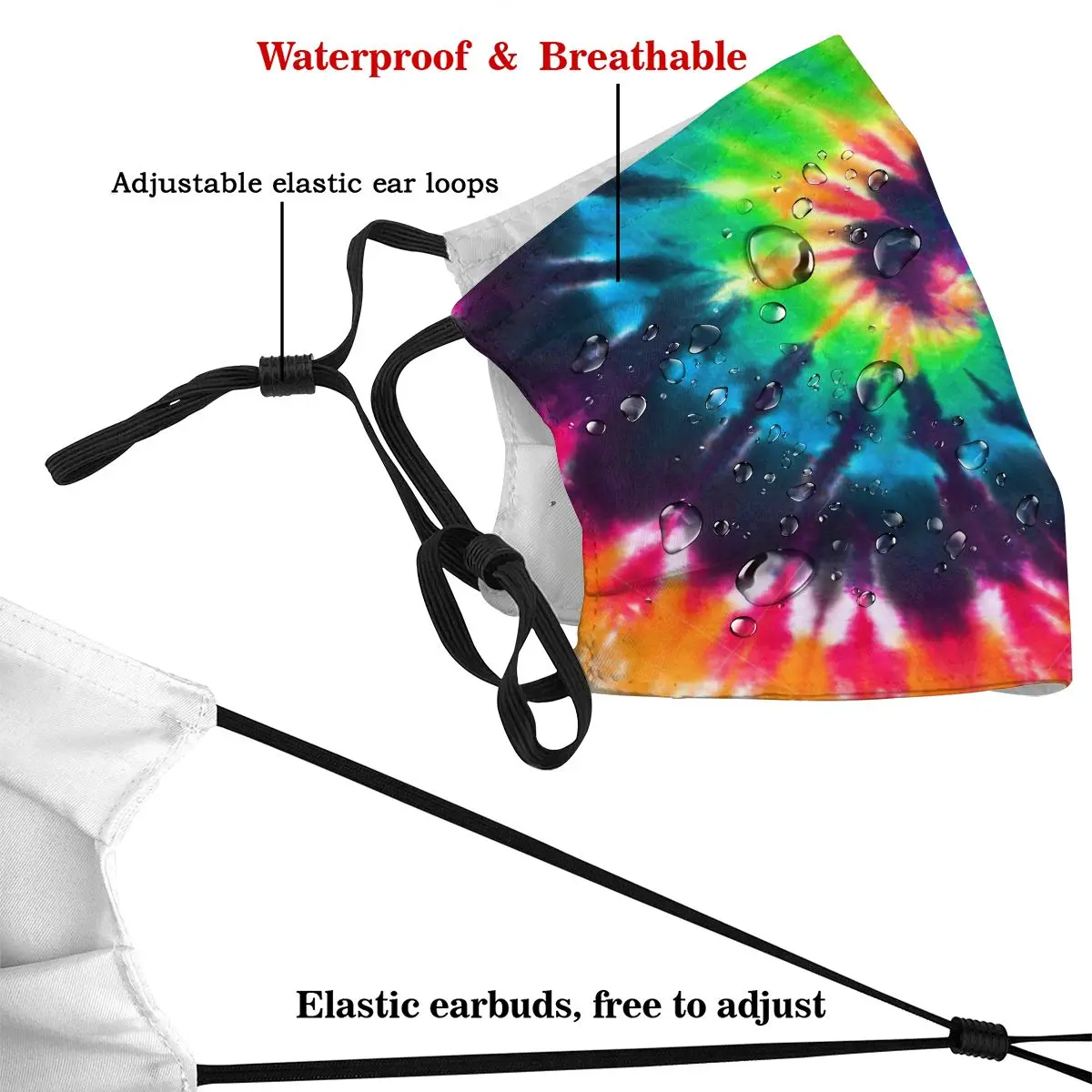 Spiral Colorful Tie-Dye Dust Mask with PM2.5 Activated Carbon Filter for Adult Mouth-muffle Face Reusable
Spiral Colorful Tie-Dye Dust Mask with PM2.5 Activated Carbon Filter for Adult Mouth-muffle Face Reusable