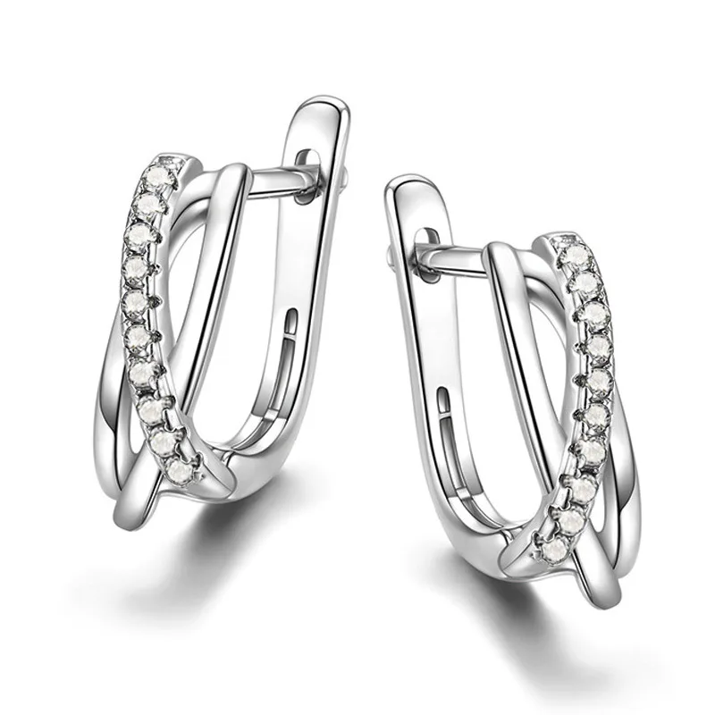 Mifeiya Hot Sale Geometric Ear Buckle Earring with Bling Iced Out Rhinestone Zircon Crystal for Party Hoilday Wedding Engagement 
Mifeiya Hot Sale Geometric Ear Buckle Earring with Bling Iced Out Rhinestone Zircon Crystal for Party Hoilday Wedding Engagement
