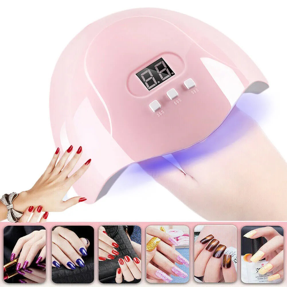 Mini Digital Display UV Lamps 54W Nail Polish Dryer Lamp LED UV Gel Acrylic Curing Light Manicure Timer Nail Art Tool
Mini Digital Display UV Lamps 54W Nail Polish Dryer Lamp LED UV Gel Acrylic Curing Light Manicure Timer Nail Art Tool