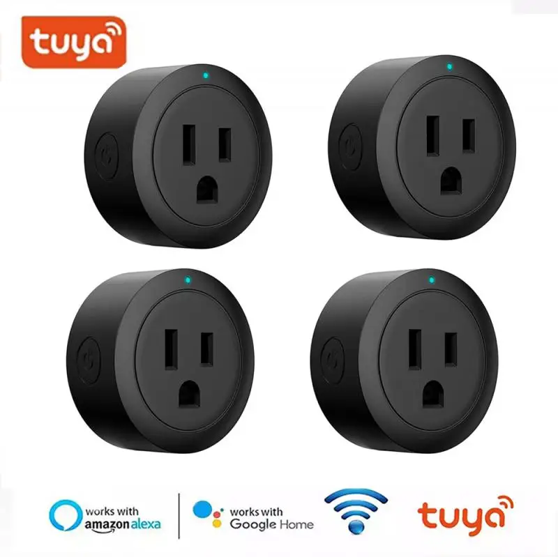 Tuya WiFi EU Smart Plug 10A Adapter Wireless APP Remote Voice Control Power Monitor Timer Socket US Plug For Google Home Alexa
Tuya WiFi EU Smart Plug 10A Adapter Wireless APP Remote Voice Control Power Monitor Timer Socket US Plug For Google Home Alexa
