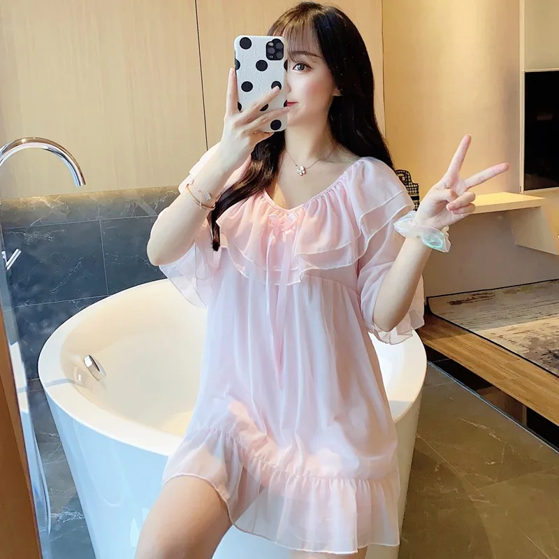 2020 Summer Short Sleeve Shorts Pajama Sets Women Sleepwear Suit Pyjamas Homewear Pijama Mujer Sweet Lace Princess Home Clothes
2020 Summer Short Sleeve Shorts Pajama Sets Women Sleepwear Suit Pyjamas Homewear Pijama Mujer Sweet Lace Princess Home Clothes