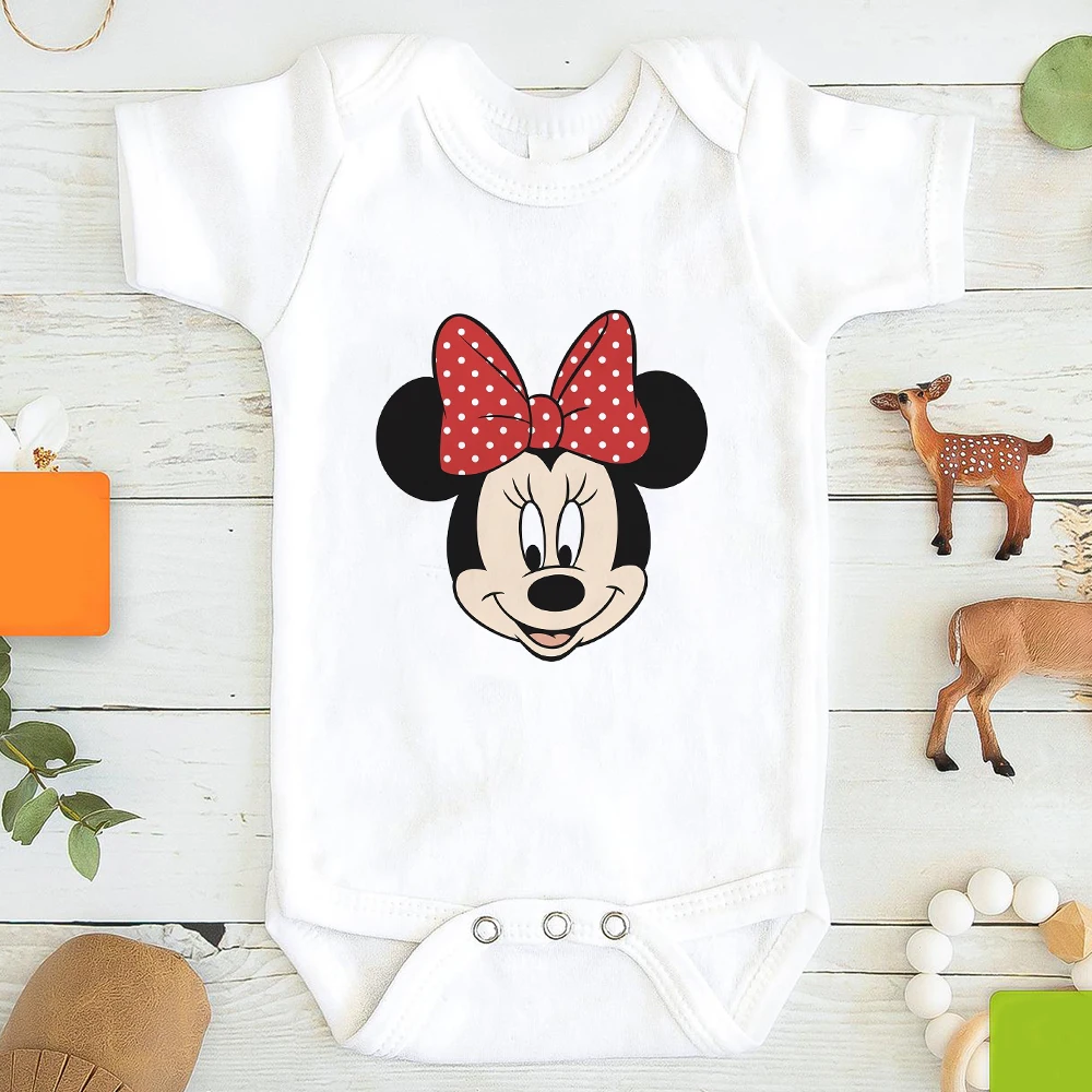 Infant Bodysuits Fashion Minnie Mouse Print Short Sleeve Summer Newborn Romper Tops Baby Girl Casual Toddler Clothes
Infant Bodysuits Fashion Minnie Mouse Print Short Sleeve Summer Newborn Romper Tops Baby Girl Casual Toddler Clothes