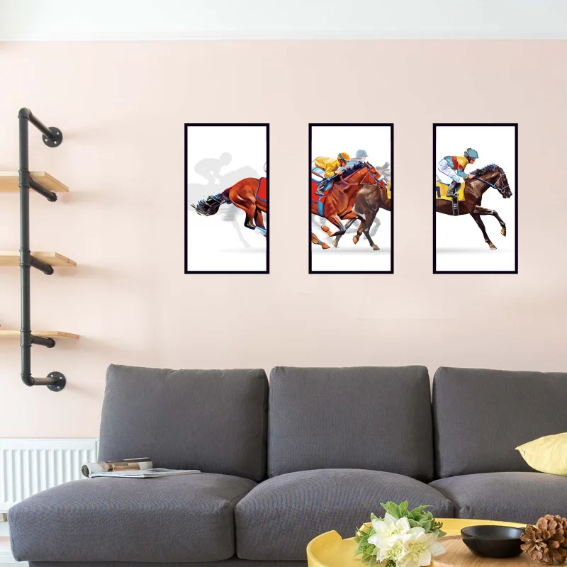 Horse riding picture frame decorative painting bedside corner sofa TV background decoration wall sticker
Horse riding picture frame decorative painting bedside corner sofa TV background decoration wall sticker