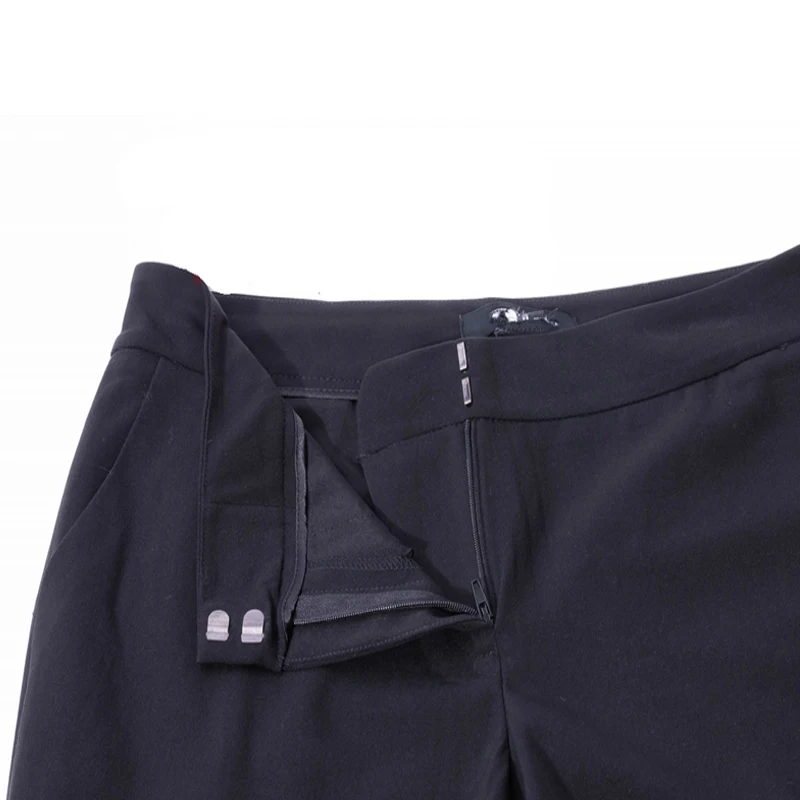 Korean Black Middle Waist Office Lady Pockets Straight Pants Elegant Women Ankle-Length Casual Work WearTrousers Ladies Buttom
Korean Black Middle Waist Office Lady Pockets Straight Pants Elegant Women Ankle-Length Casual Work WearTrousers Ladies Buttom