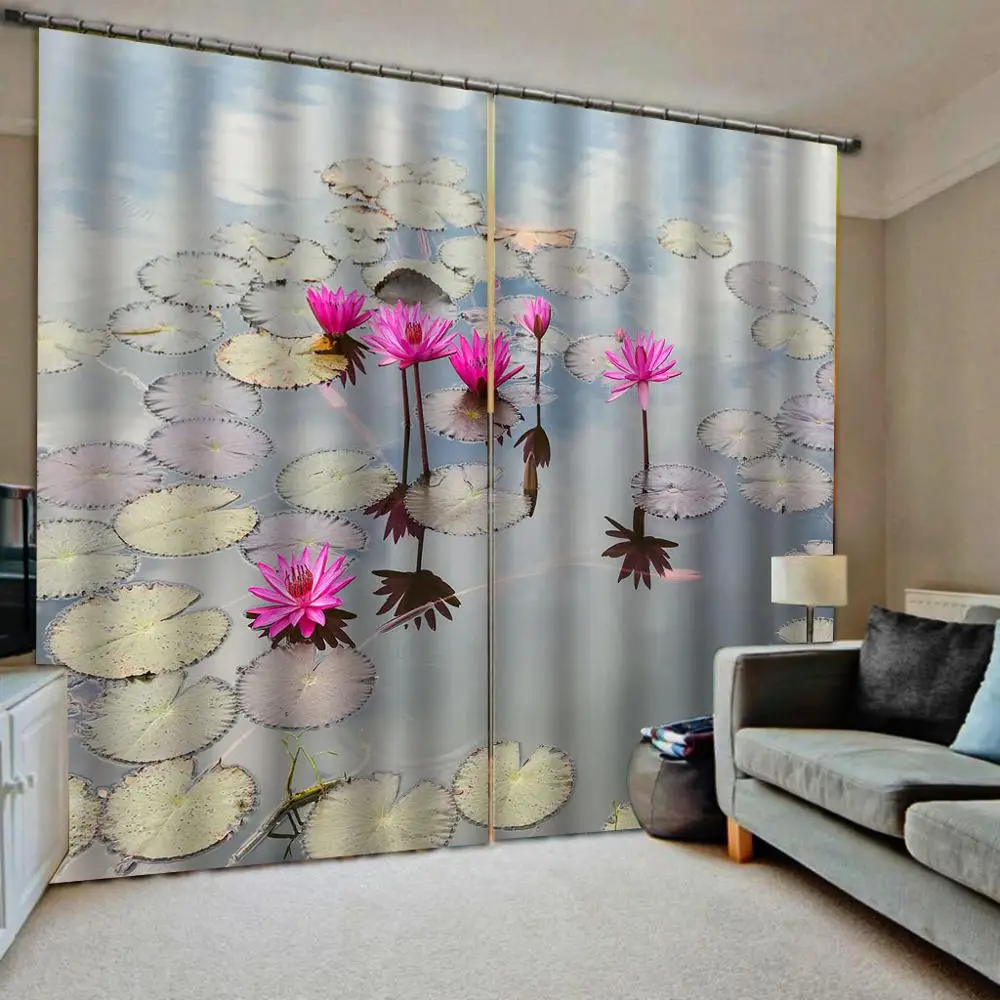 Decoration curtains 3D Curtain Luxury Blackout Window Curtain Living Room water lout leaf curtains 
Decoration curtains 3D Curtain Luxury Blackout Window Curtain Living Room water lout leaf curtains