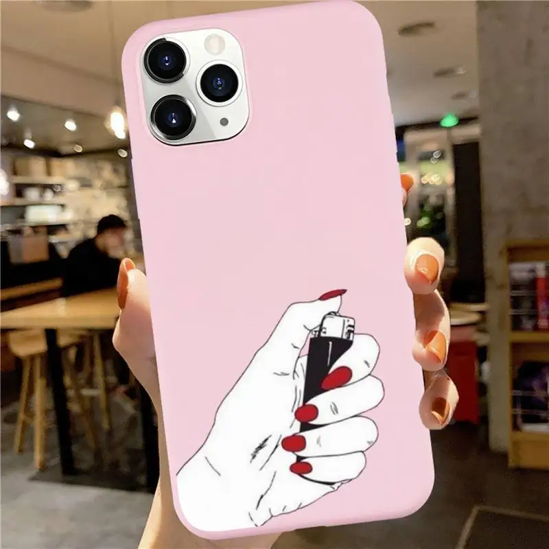 fashion personality hand Red nails Phone Case Candy Color for iPhone 6 7 8 11 12 s mini pro X XS XR MAX Plus
fashion personality hand Red nails Phone Case Candy Color for iPhone 6 7 8 11 12 s mini pro X XS XR MAX Plus