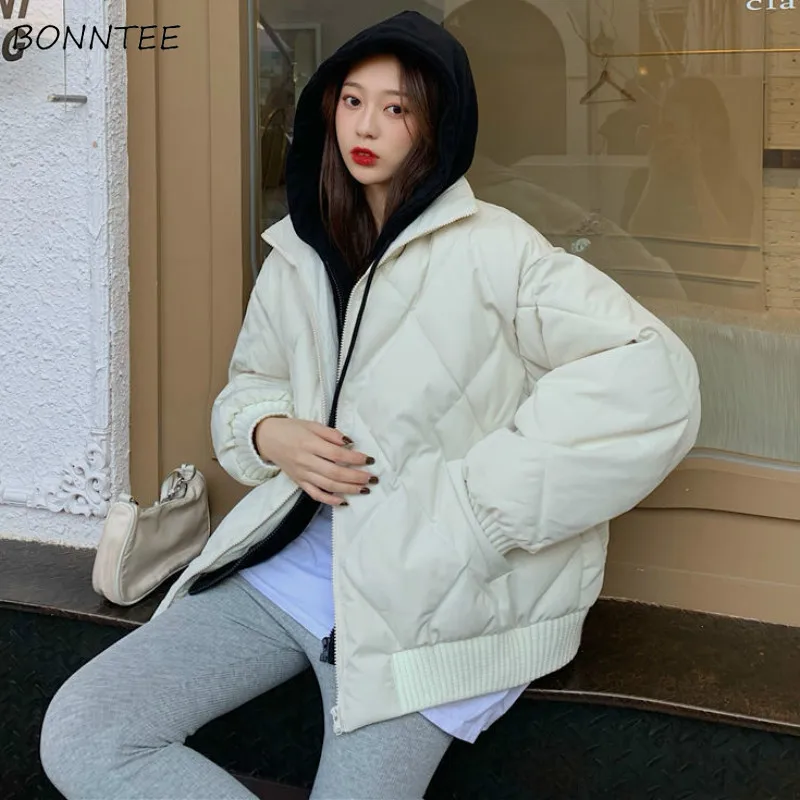 Parkas Women Fake Two Piece Hooded Argyle Zipper Simple Oversize Korean Style Students Trendy Leisure Tops Chic Outwear Clothes
Parkas Women Fake Two Piece Hooded Argyle Zipper Simple Oversize Korean Style Students Trendy Leisure Tops Chic Outwear Clothes