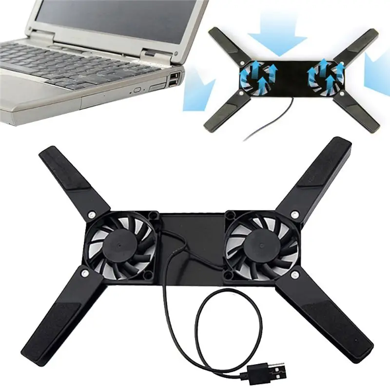 Folding USB Dual Fan Cooler Rotatable Cooling Pad Stand For PC Computer Laptop Notebook Macbook
Folding USB Dual Fan Cooler Rotatable Cooling Pad Stand For PC Computer Laptop Notebook Macbook