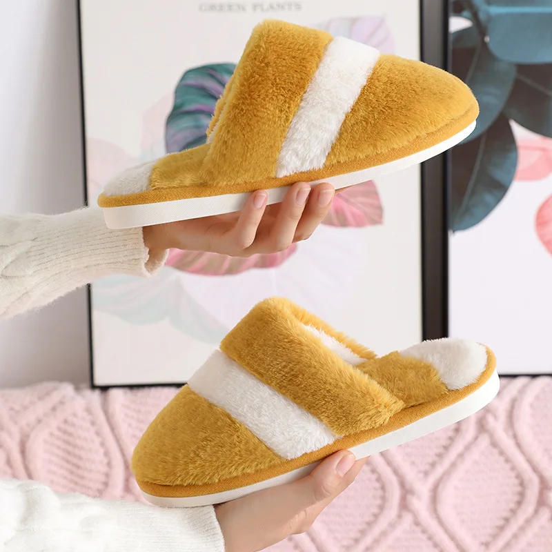 Women's Soft Flats Slippers Winter Fashion Casual Indoor Orange Comfortable Footwear Plush Flats Anti-Slip Female Cotton Shoes
Women's Soft Flats Slippers Winter Fashion Casual Indoor Orange Comfortable Footwear Plush Flats Anti-Slip Female Cotton Shoes