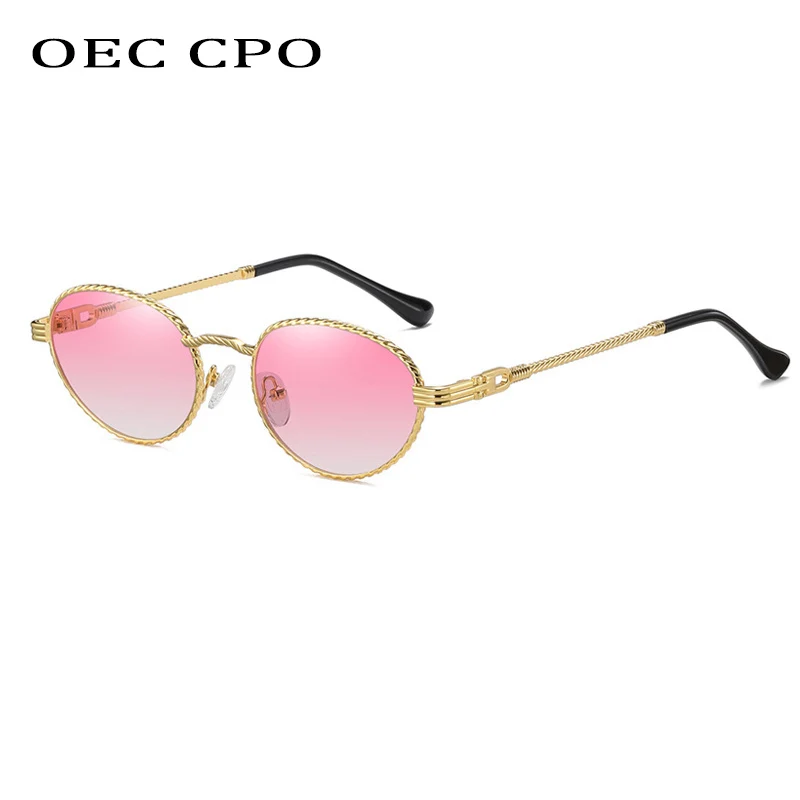 OEC CPO Fashion Oval Sunglasses Men Vintage Small Frames Sun Glasses Women Metal Punk Round Eyeglasses Gafas De Sol UV400 E681
OEC CPO Fashion Oval Sunglasses Men Vintage Small Frames Sun Glasses Women Metal Punk Round Eyeglasses Gafas De Sol UV400 E681