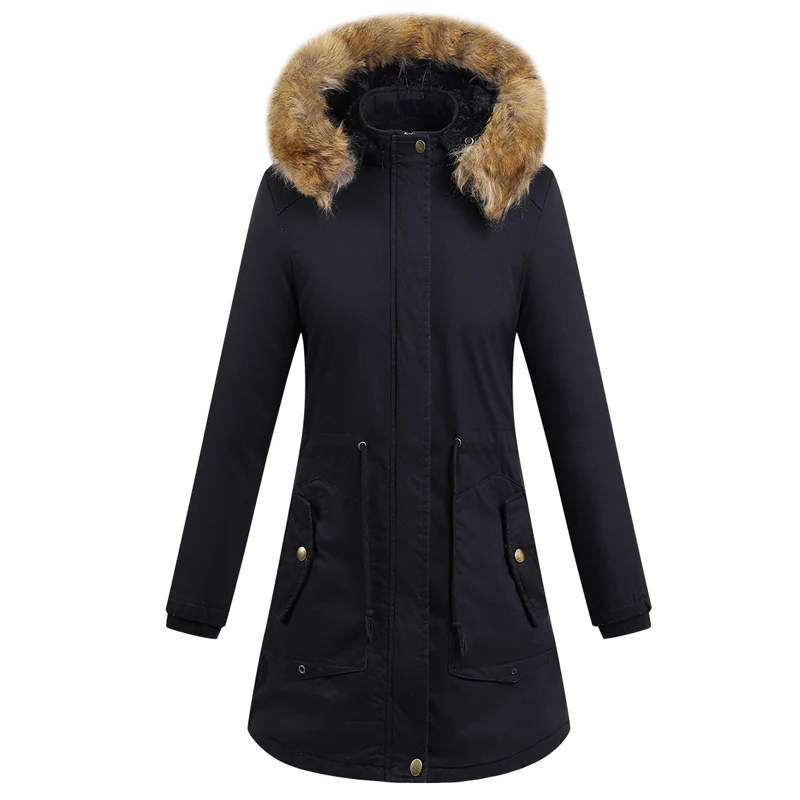 Hot Winter Parka Female Women Coat Thickening Cotton Padded Long Hooded Jacket Women Outwear Parkas For Women Coats
Hot Winter Parka Female Women Coat Thickening Cotton Padded Long Hooded Jacket Women Outwear Parkas For Women Coats