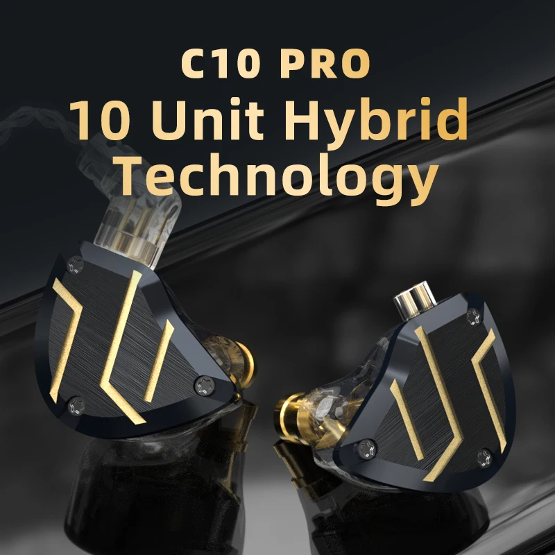 CCA C10 PRO Hybrid Drivers In Ear Earphone HIFI Dj Monitor Earphone Noise Cancelling Earbuds with 2Pin Connecter C12 CA16 ZSX
CCA C10 PRO Hybrid Drivers In Ear Earphone HIFI Dj Monitor Earphone Noise Cancelling Earbuds with 2Pin Connecter C12 CA16 ZSX